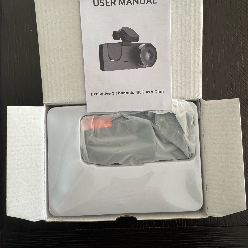 4K Dash Cam with User Manual